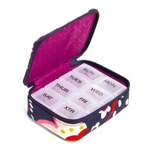 Vera Bradley Travel Pill Case-Painted Paisley